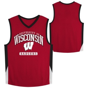 NCAA Wisconsin Badgers Boys' Basketball Jersey - 1 of 3