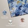 Art Remedy Gold over Blue Blue Abstract Wall Art Framed - 4 of 4