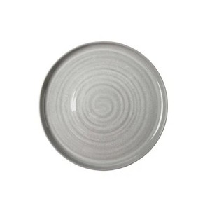 LunaLulinlk Grey Stoneware Round 10.4" Dinner Plate - 1 of 4