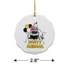 Diary of a Wimpy Kid Party Animal Porcelain Scalloped Holiday Christmas Tree Ornament  2.8" (7.1 cm) - 3 of 4