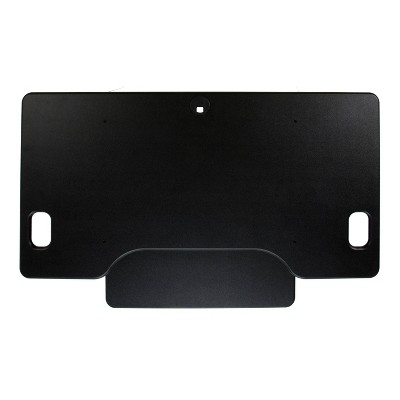 Black Adjustable Height Standing Desk Converter with Keyboard Tray