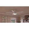 Urban Ambiance Luxury Traditional Indoor or Outdoor Ceiling Fan,  17.6"H x 60"W,  White, UHP9171 - 3 of 4