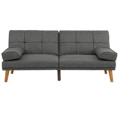 NicBex 71 Inch Loveseat Sofa with Adjustable Tufted Back Convertible Sofa Bed with Solid wood Legs for Living Room,Apartment