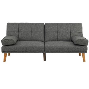 NicBex 71 Inch Loveseat Sofa with Adjustable Tufted Back Convertible Sofa Bed with Solid wood Legs for Living Room,Apartment - 1 of 4
