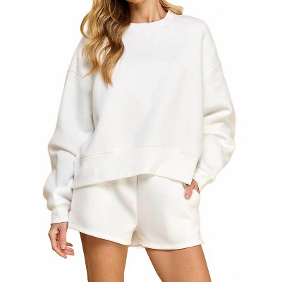 Women's Dropped Shoulder Sweatshirt - TCEC