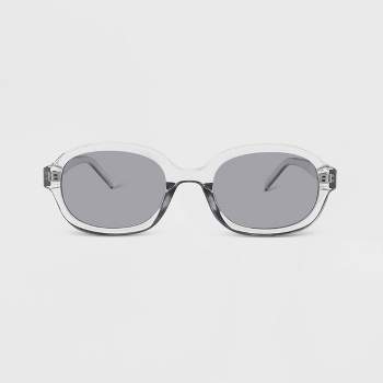 Women's Plastic Oval Sunglasses - Wild Fable™ Gray