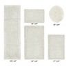 Edge Bath Rug 100% Premium Cotton Ultra-Soft Water Absorbent Tufted Solid Reversible 5 Piece Bathroom Rug Set for Machine Washable Bathmat - 2 of 4