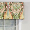 RLF Home Brassiere Tailored 100% Cotton with Fully Lined 3" Rod Pocket Valnance for Windows 50" x 14" Wild Berry - 3 of 4