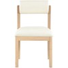 Meridian Furniture,Roundhill Vegan Leather Upholstered Dining Chair, Set of 2 - 4 of 4