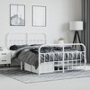 vidaXL Robust Steel Bed Frame with Extra Storage Space and Functional Headboard and Footboard - 3 of 4