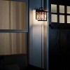 River of Goods 11.75" 1-Light Prairie Craftsman Outdoor Wall Lantern Sconce Oil Rubbed Bronze: ETL Listed, Glass Shade, Metal Body - 4 of 4