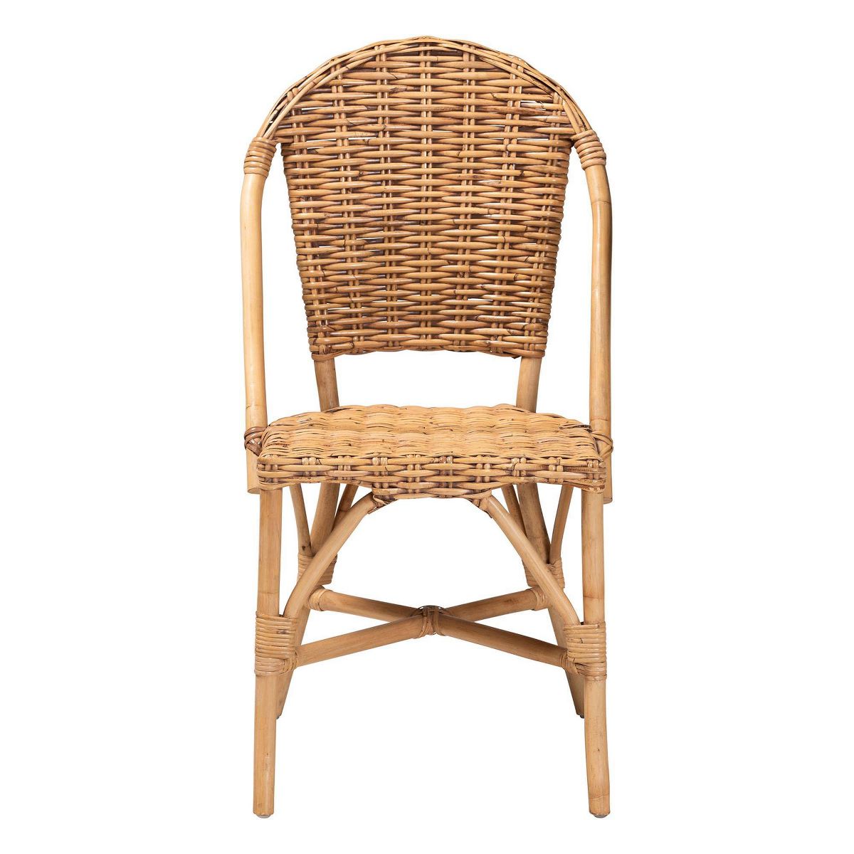 Neola Natural Rattan Dining Chair Set Brown - bali & pari: Handcrafted, No Assembly Required - thumbnail 3