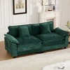 Wider Armrest LoveSeat, Modular Sectional Couch with Chenille Fabric & Double-Layer Cushions â€ - 4 of 4
