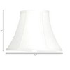 Cal Lighting SH-1062 9-Inch Side Bell Stretched Faux Silk Shade - 3 of 3