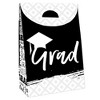 Big Dot of Happiness Black and White Grad Best is Yet to Come Graduation Gift Favor Bags Party Goodie Boxes Set of 12 - 3 of 4