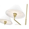 Leila 6-Light Chandelier - Modern Steel Design with Empire Shades, Dimmable, Damp Rated - 3 of 4