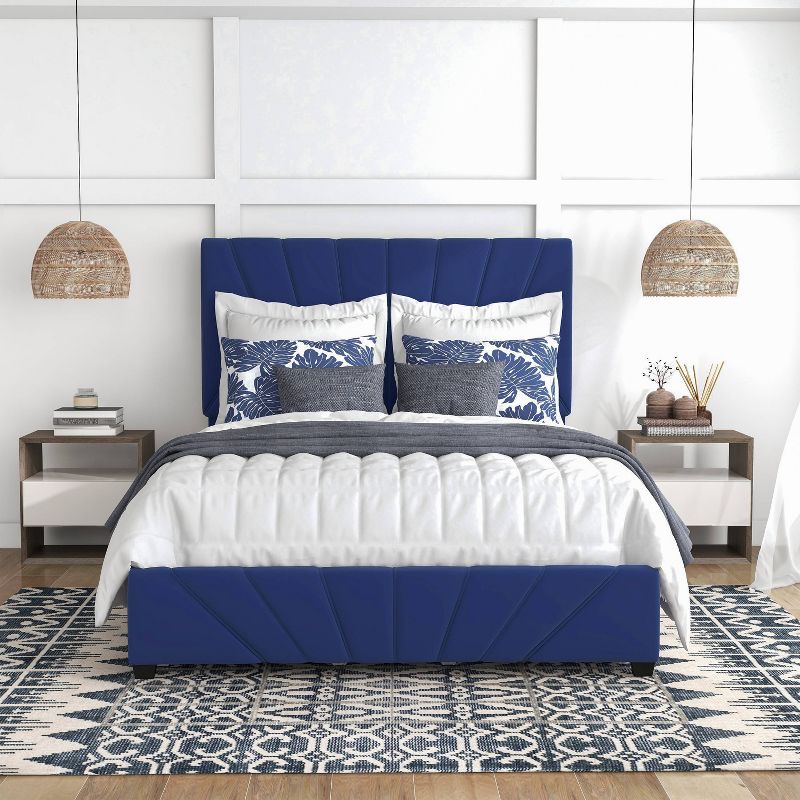 Laporte Upholstered Bed with 4 Side Drawers - miBasics, 4 of 21