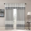 Polyoni Pintuck Light Filtering Striped Window Valance, Lightweight Textured Rod Pocket Top Valance for All Seasons - 2 of 4