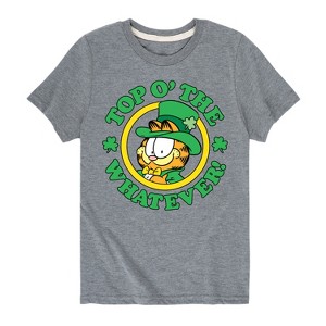 Boys' - Garfield - Top O The Whatever Short Sleeve Graphic T-Shirt - 1 of 4