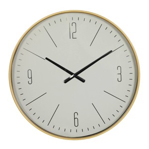 20"x20" Contemporary Glass Wall Clock - Olivia & May - 1 of 4