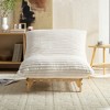 Corduroy Fabric Accent Chair with Cushion, Armless Lazy Sofa Chair for Living Room or Reading, Modern Single Lazy Lounge Chair-Koiai - 2 of 4