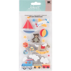 Jolee's Boutique Stickers - Baby Toys, 17pcs - 1 of 2