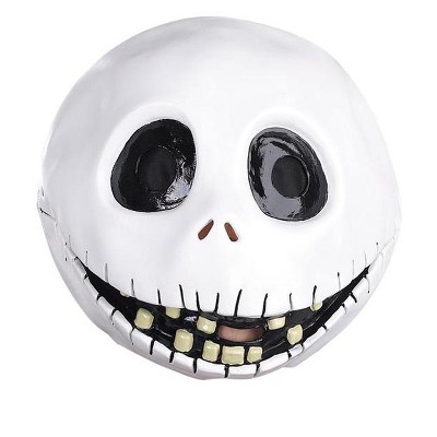 The Nightmare Before Christmas Jack Skellington Latex Mask, Standard