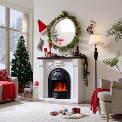 Farmhouse Fireplace TV Stand