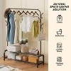 SUGIFT Garment Rack with Storage Shelves and Coat/Hat Hanging Hooks - 4 of 4