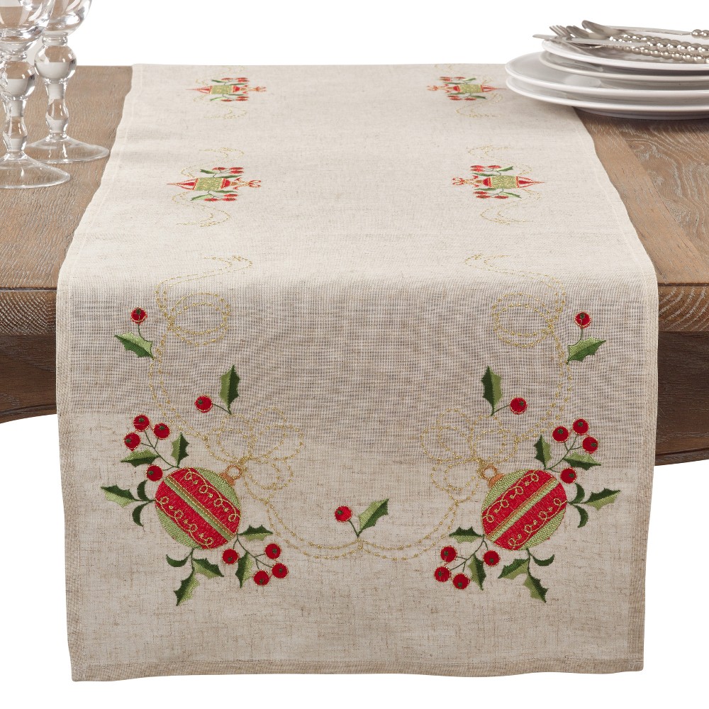 UPC 789323321923 product image for Table Runner Natural Saro Lifestyle | upcitemdb.com