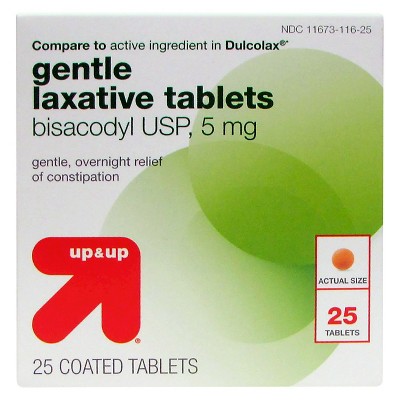 Gentle Laxative 5mg Tablets - 25ct - up & up™