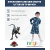 Jurassic World Jurassic Park Blue French Terry Sweatshirt and Bike Shorts Little Kid to Big Kid - 2 of 4