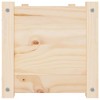 vidaXL Solid Wood Pine Garden Planter - Natural and Weather-Resistant Wooden Planter Box for Outdoor Use - Size: 39.4"x12.2"x12.2" - 4 of 4