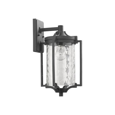 Chloe Lighting Chatelet Transitional 1 Light Black Outdoor Wall Sconce 16" Height