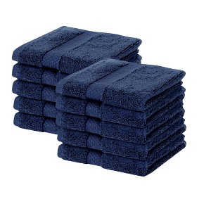 Splash Zero Twist 100% Ring Spun Cotton Face Washcloth Set – Reversible, 550 GSM, Soft, Lightweight, Highly Absorbent Towels for Bathroom - 1 of 4