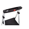 Rubbermaid 3-Step Lightweight Aluminum Step Stool with Project Top: Black, 225 lb Capacity, No Assembly, 29" Max Height - 3 of 4