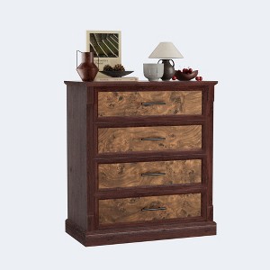 4 Drawer Dresser for Bedroom, Farmhouse Tall Chest of Drawers - 1 of 4