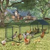 Large Chicken Coop Chicken Run Pen for Yard with Waterproof Anti-UV Cover Portable Chicken Coop for Outdoor Rabbit Duck - 2 of 4