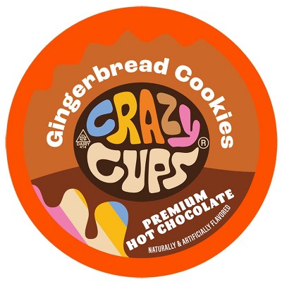 Crazy Cups Gingerbread Cookies Hot Chocolate Pods