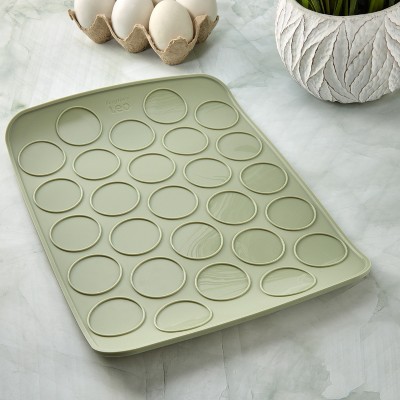 Sage Green Non-stick Silicone Cookie Baking Mat 12.5"