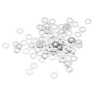 Unique Bargains 304 Stainless Steel Screw Bolt Electronic Repair Automotive Ultra Thin Flat Washers - 1 of 4