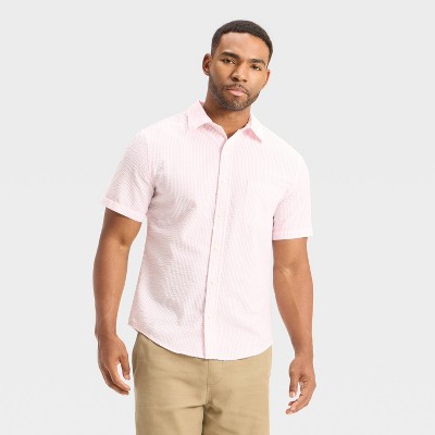 Men's Short Sleeve Seersucker Shirt - Goodfellow & Co™