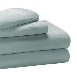 Luxury Egyptian Quality Cotton 650 Thread Count Solid Deep Pocket Sheet Set by Blue Nile Mills - 1 of 4