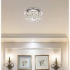 Elegant Lighting Monroe 12 inch LED single flush mount in chrome - 2 of 4