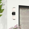Livex Lighting Landsdale 2 - Light Wall Light in  Textured Black - 3 of 4