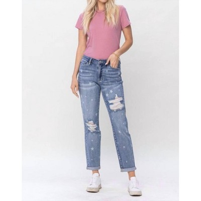 Women's Star Crossed Boyfriend Jean - Judy Blue