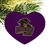 Whittier College Primary Logo Heart Love Wood Christmas Tree Holiday Ornament - 2 of 3