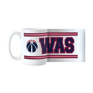 NBA Washington Wizards Stripe Sublimated Mug - 15oz - 1 of 1