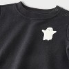 Baby 2pc Halloween Ghost Friends T-Shirt & Bloomer Set - Cat & Jack™ Black - 3 of 4
