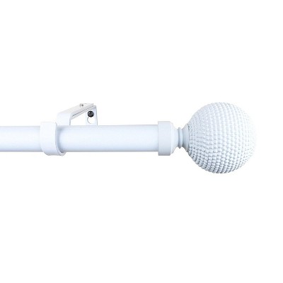 Urbanest 1-inch Diameter Giato Adjustable Single Drapery Curtain Rod